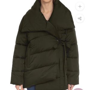 Avec Les Filles Wrap Puffer Jacket